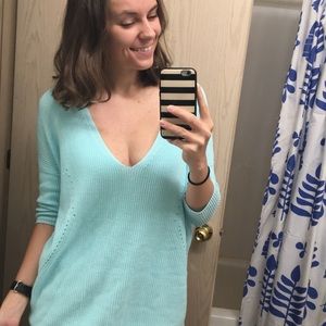 Express baby blue sweater